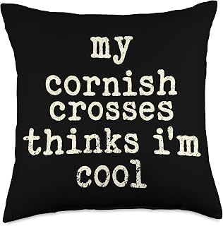 My Chicken Thinks I'm Cool - Dad Mom Cornish Cross Throw Pillow