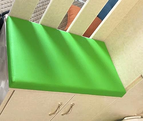Miniatura 6 de Cojín de asiento de piel sintética impermeable antideslizante para banco largo de jardín, 2 pulgadas de grosor, para muebles de patio de interiores