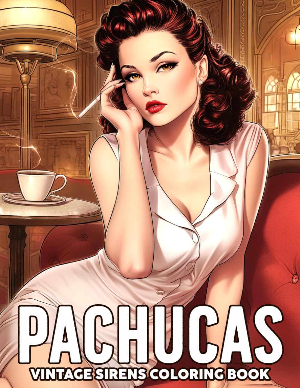 Pachucas Coloring Book: Beautiful Chicana Style Coloring pages featuring Bold Fashion and Confident Girls for Teens and Adults seeking Creative Fun