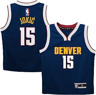 Nikola Jokic Denver Nuggets NBA Boys Kids 4-7 Navy Icon Edition Player Jersey
