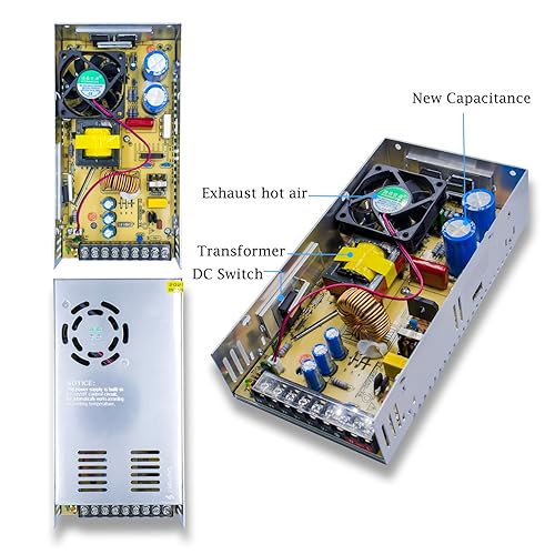 Miniatura 3 de Convertidor de conmutación de 12V 2A, fuente de alimentación conmutada, regulador de voltaje ACDC, CA 110V220V a DC 12V 2A 24W Transformador
