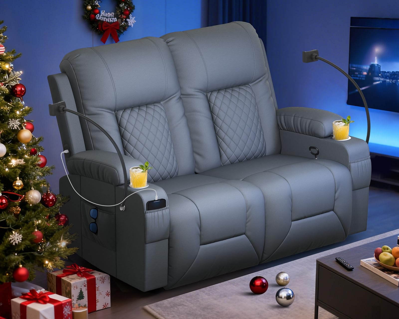 DG PEAFOWL Loveseat Recliner Sofa