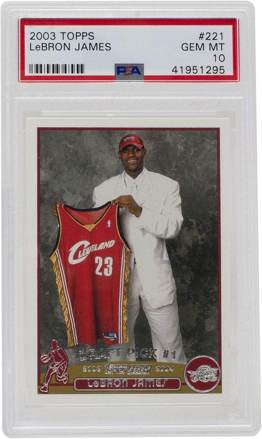 lebron james topps rookie 221