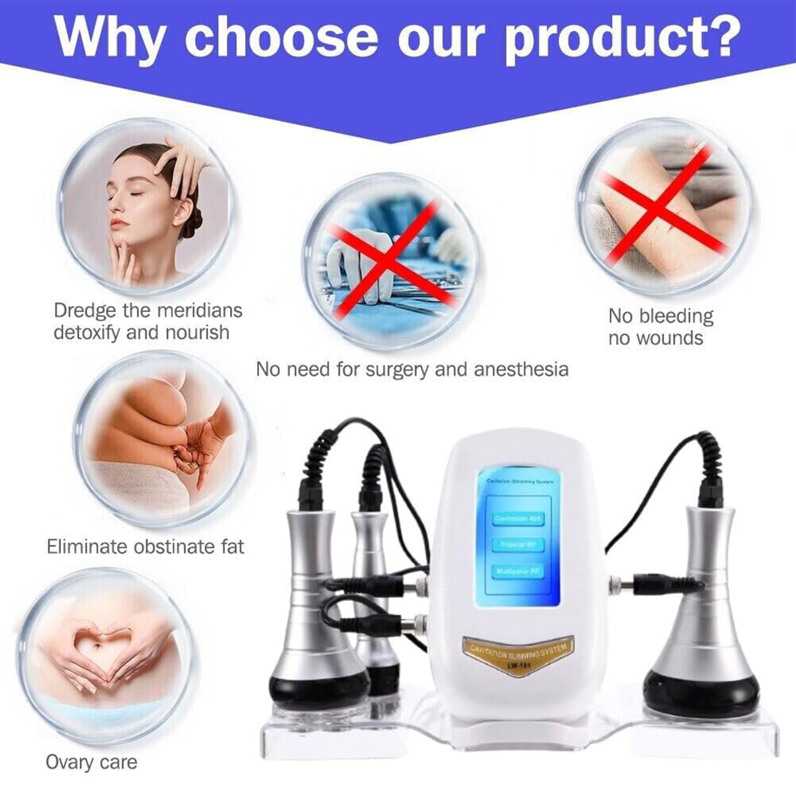 3 in 1 slimming machine キャビテーション 40khz JIANGYUXINLI Cavitation Machine 40K,3 in 1 Professional Beauty