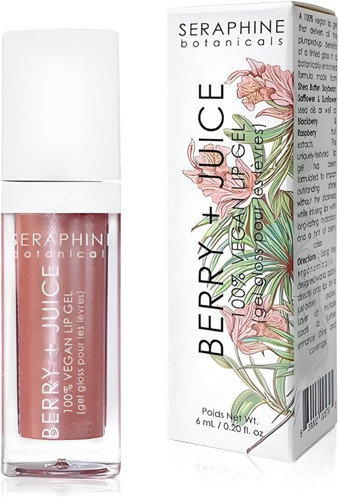 Amazon.com: Seraphine Botanicals Berry + Juice - 100% Vegan Lip