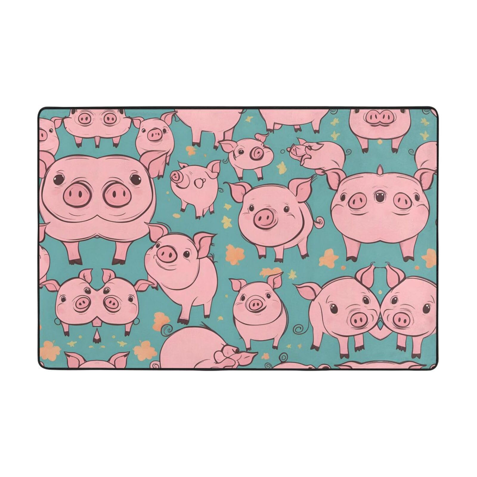 Tapis super doux pour salon avec fond en porc isolant et chaleureux