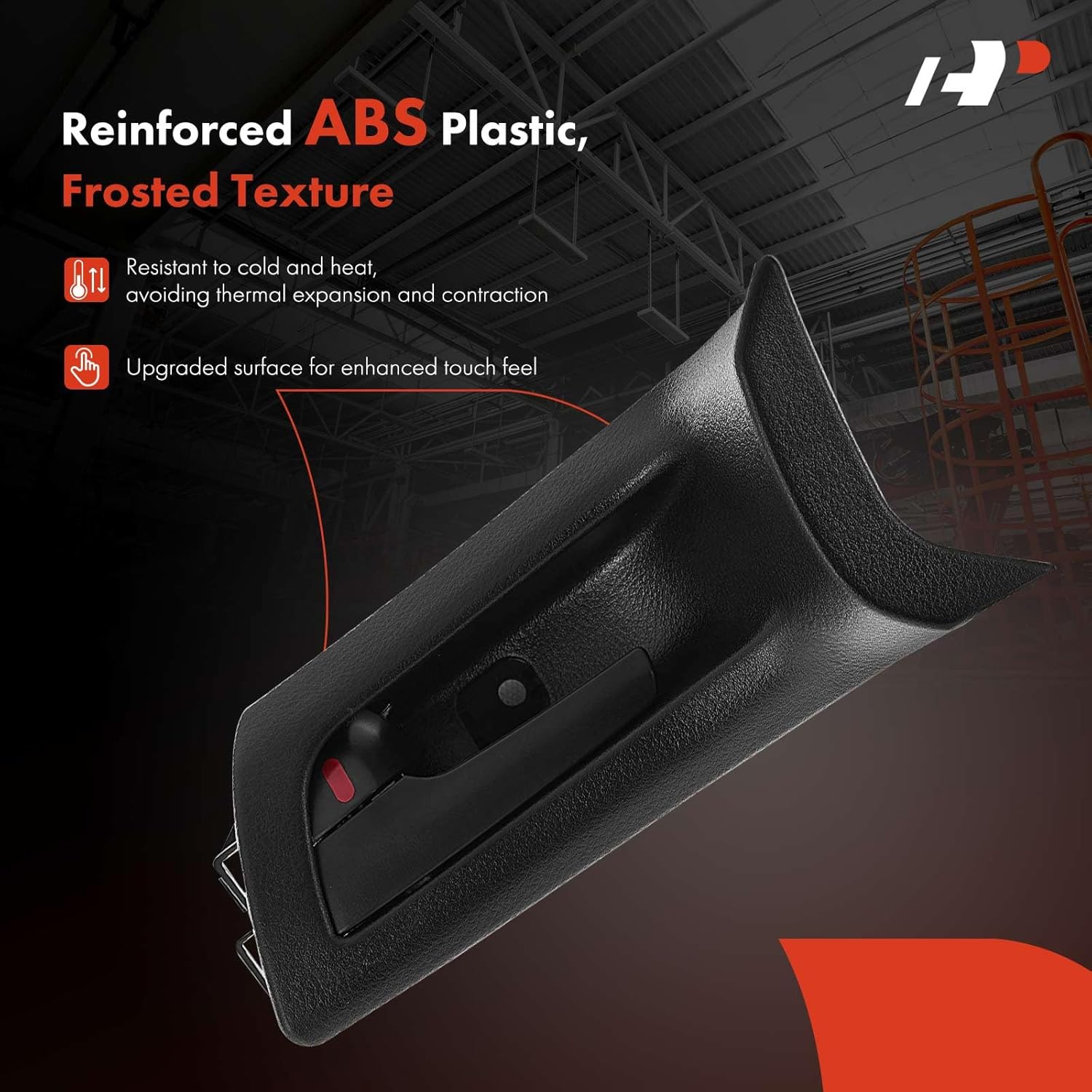 A-Premium Front Left Driver Side Interior Door Handle Compatible with Pontiac G8 2008-2009, Black, Replace# 92213438, 92249287