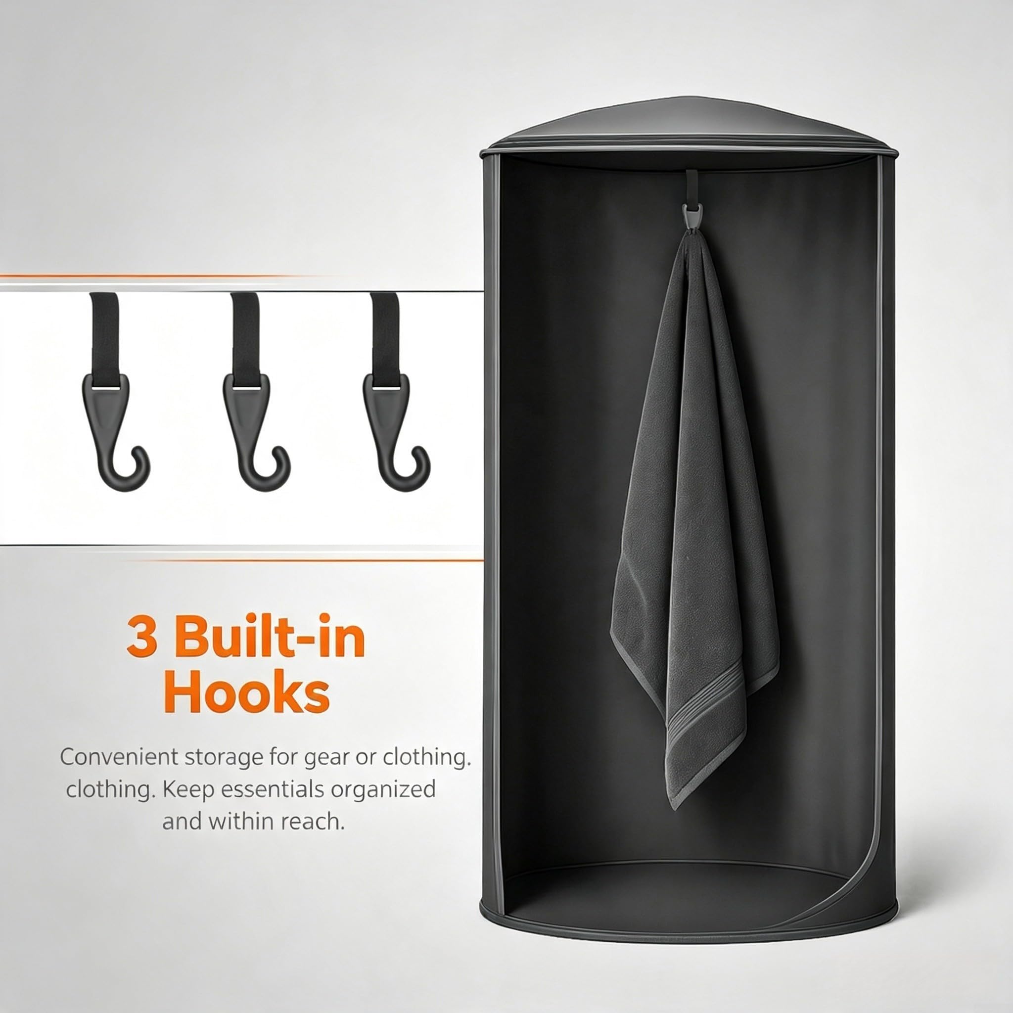 Carpeta de Duchas Exterior de Nylon 190T Carpeta de Duchas Exterior
