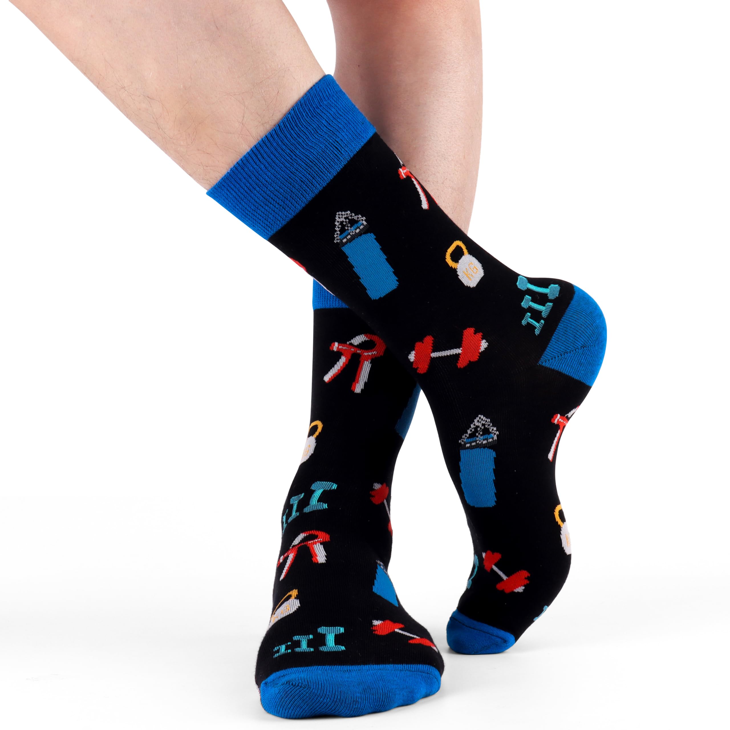 Moyel Funny Novelty Socks for Men Fun Golf Pickleball Socks Fun Gifts for Him Men Accessories