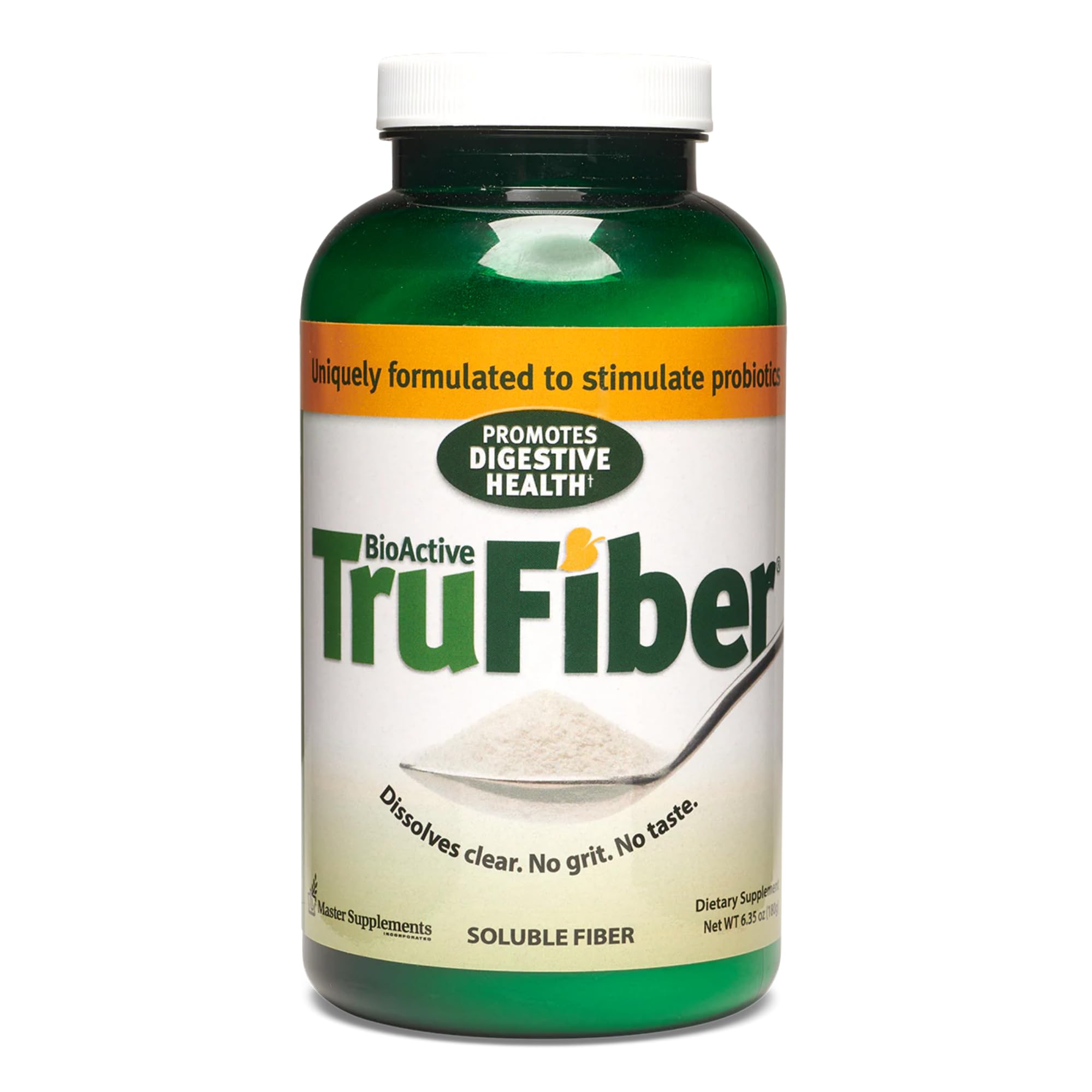 TruFiber Suplemento de fibra prebiótica SunFiber 180 g, 50 porções