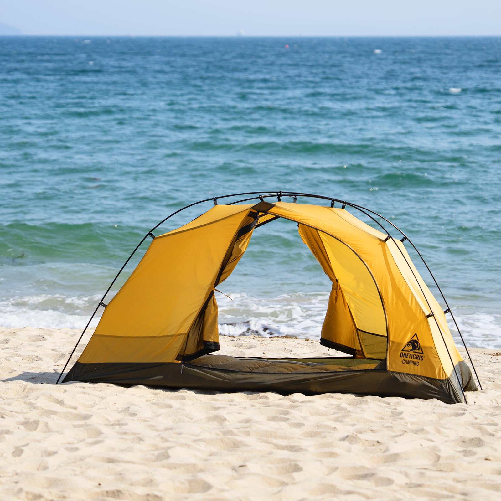 OneTigris Stella 4 Season Camping Tent Backpacking 2 Person Waterproof Lightweight Easy Setup Instant 3000mm Waterproof Rating Outdoor Hiking Tent