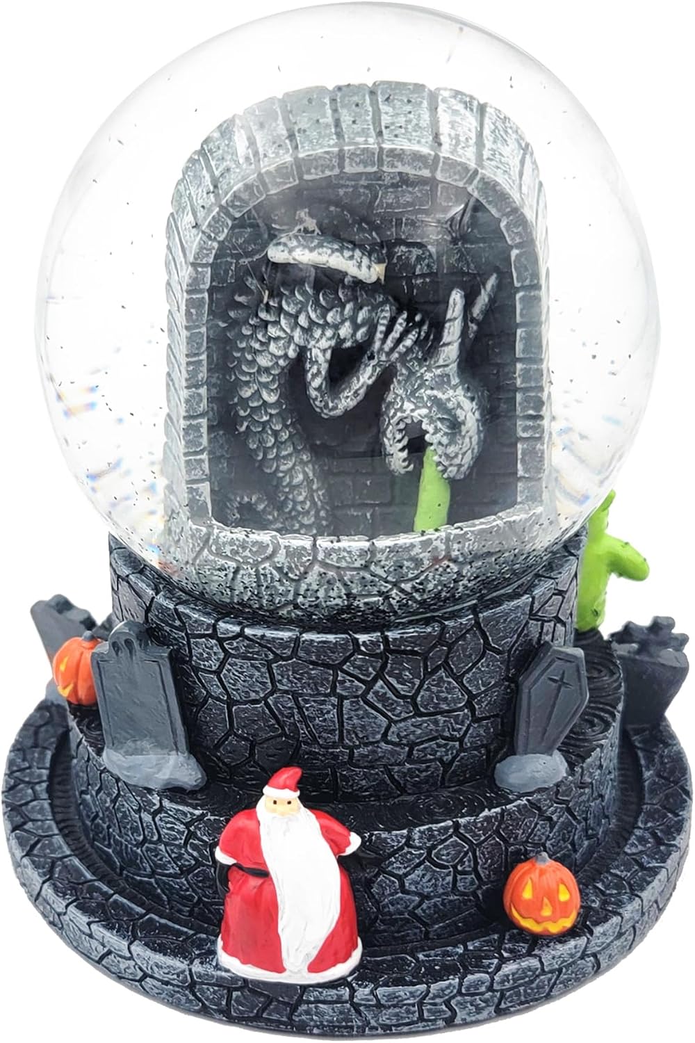 Spirit Halloween The Nightmare Before Christmas Light-Up Jack Skellington Pumpkin King Snow Globe | Officially Licensed | NBC | Home décor
