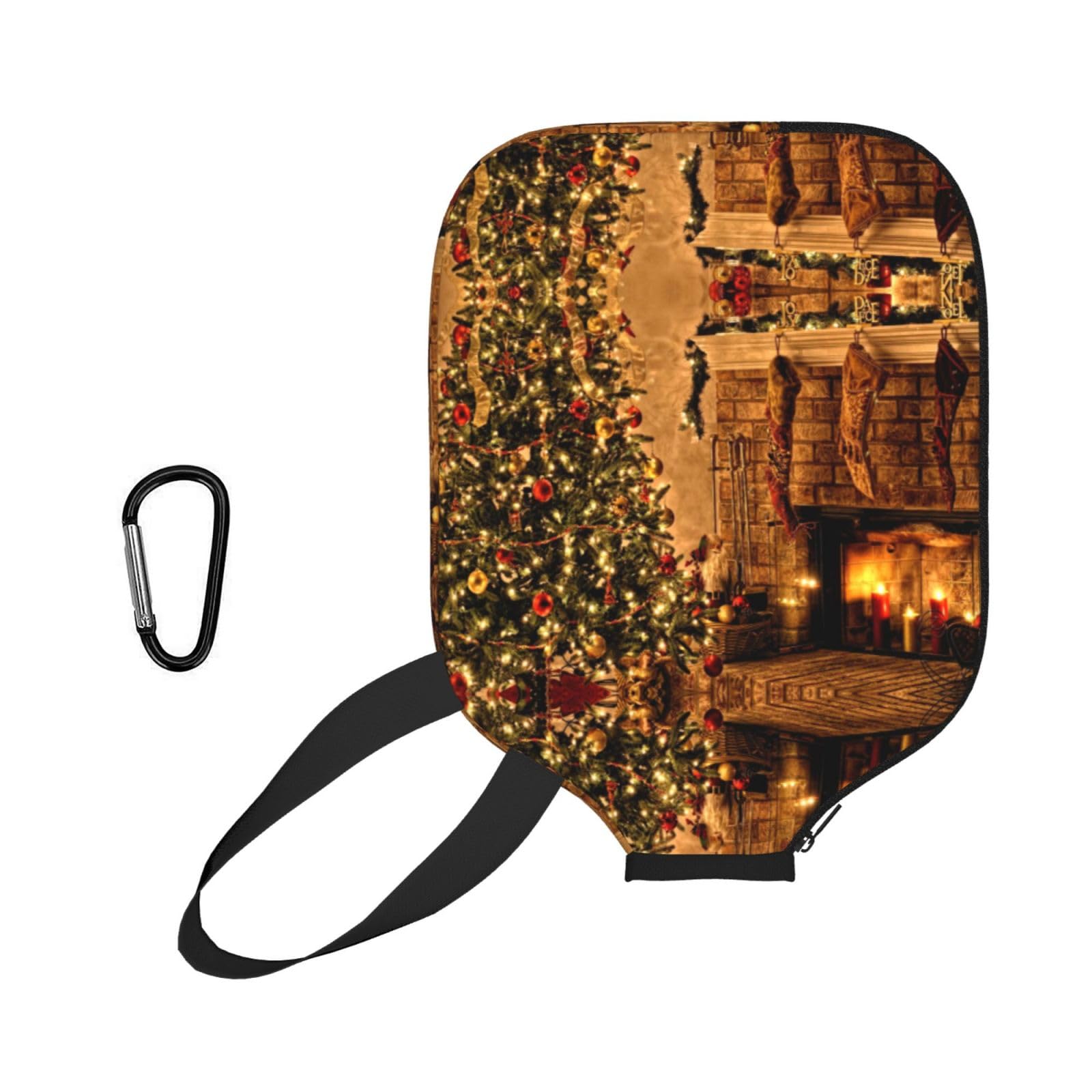 ESNAIUVCD Warm Christmas House Print