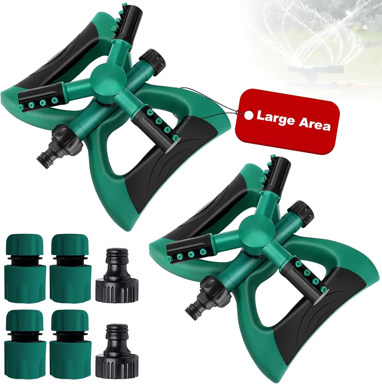 High-Performance 360-Degree Rotating Garden Sprinkler with Multi-Directional Spray, Adjustable Range, and Wide Coverage for Effective Watering and Irrigation-image-24