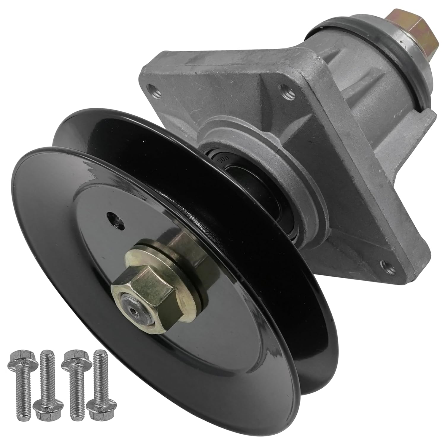 Caltric Spindle Assembly with Bolt Compatible with MTD Compatible with Cub Cadet 618-0660 918-0660 618-0660A 918-0660A