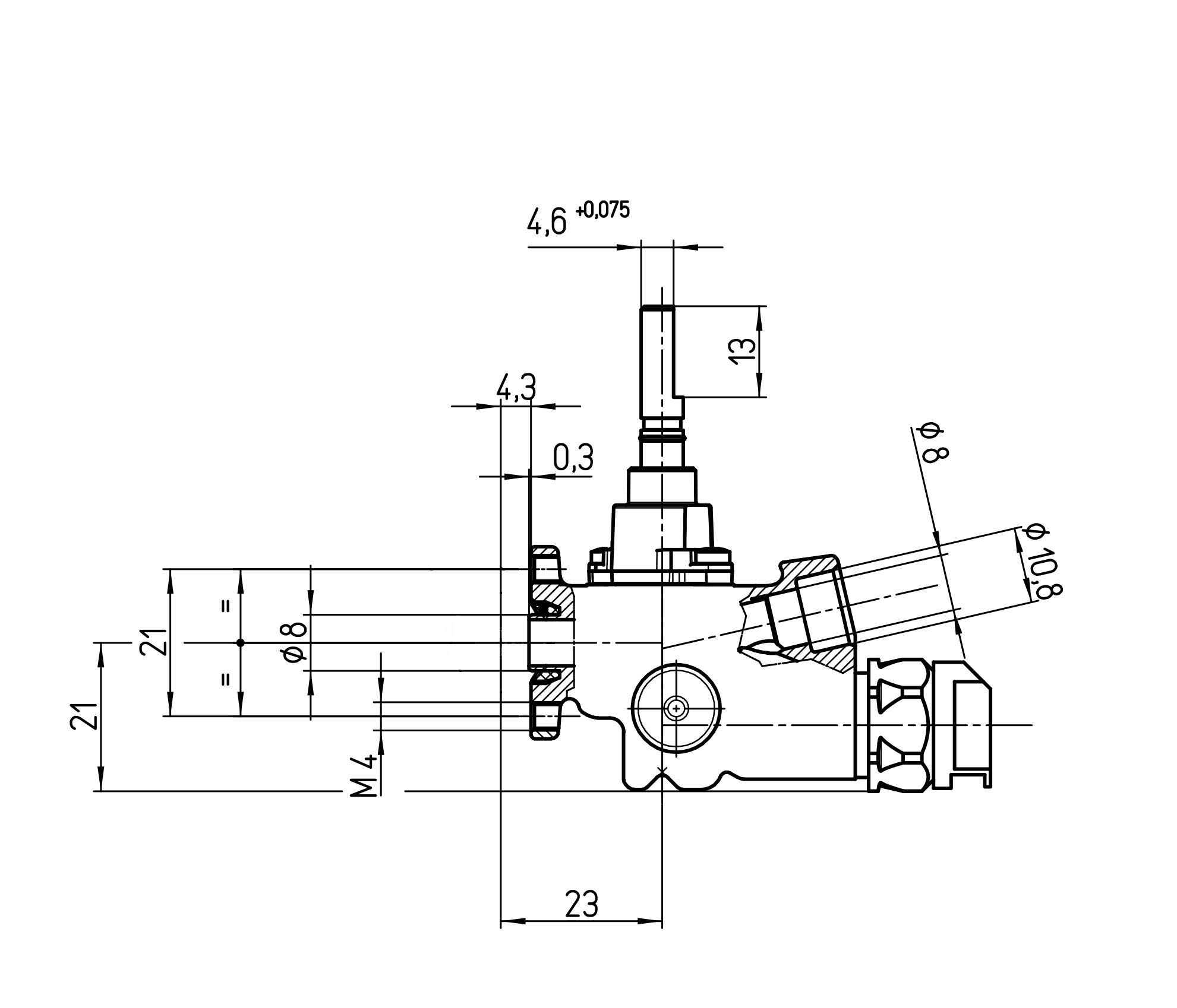 Nardi - produzione Sabaf - Rubinetto gas valvolato per cucina piano cottura - 812897210144 - R3611 - Prodotto originale