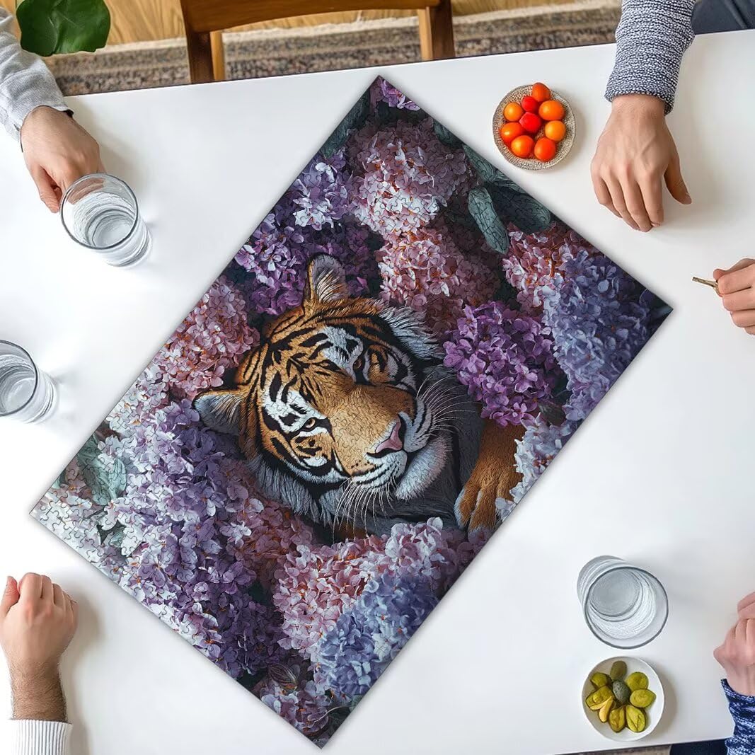 Puzzle 2000 Pezzi, Puzzle Tigre, Misura: 100x71cm, Regalo Donna/Uomo -8773