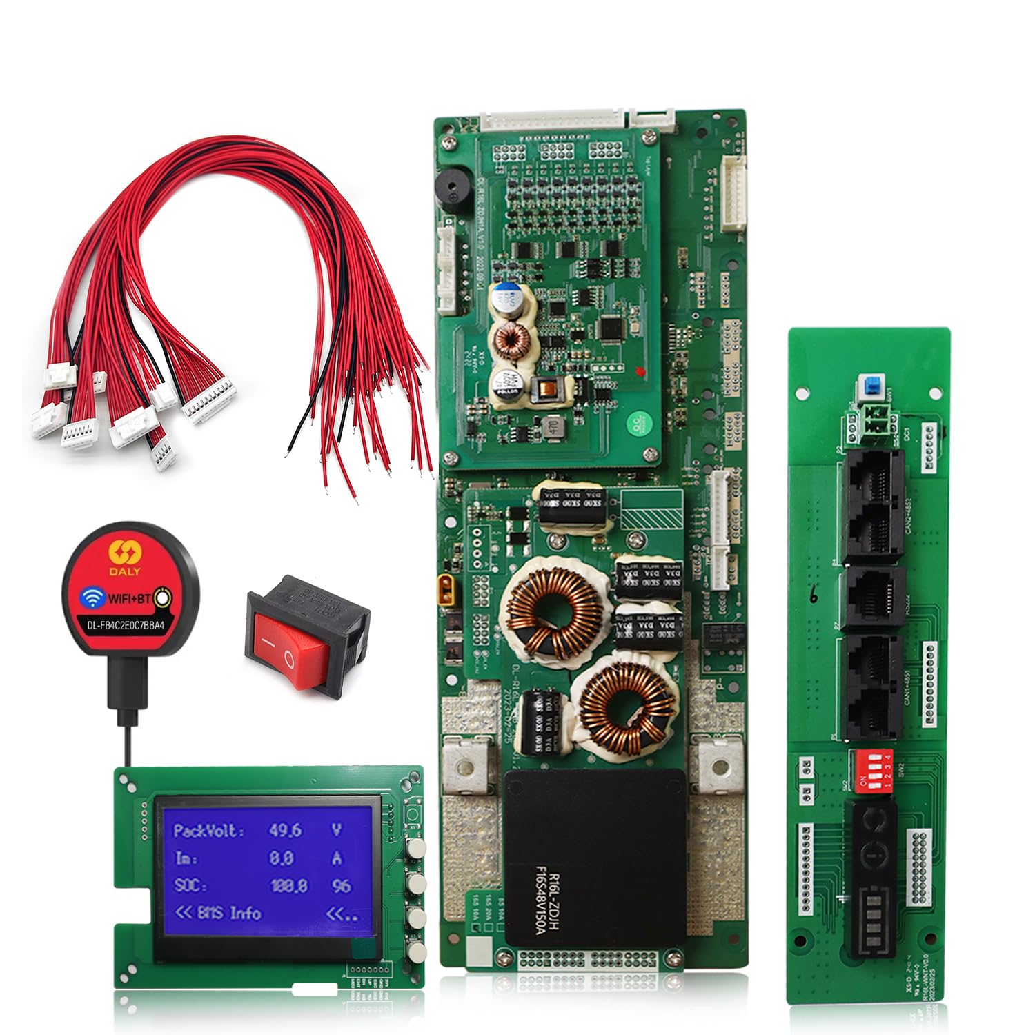 amiciSolar Home Energy Storage System DALY ESS BMS 16S 48/51.2V Lithium Battery Pack | 150A with 1A Active Balancer | LCD & Bluetooth with Parallel Interface Board (B0DG57PXWW) Amazon Price History, Amazon Price Tracker