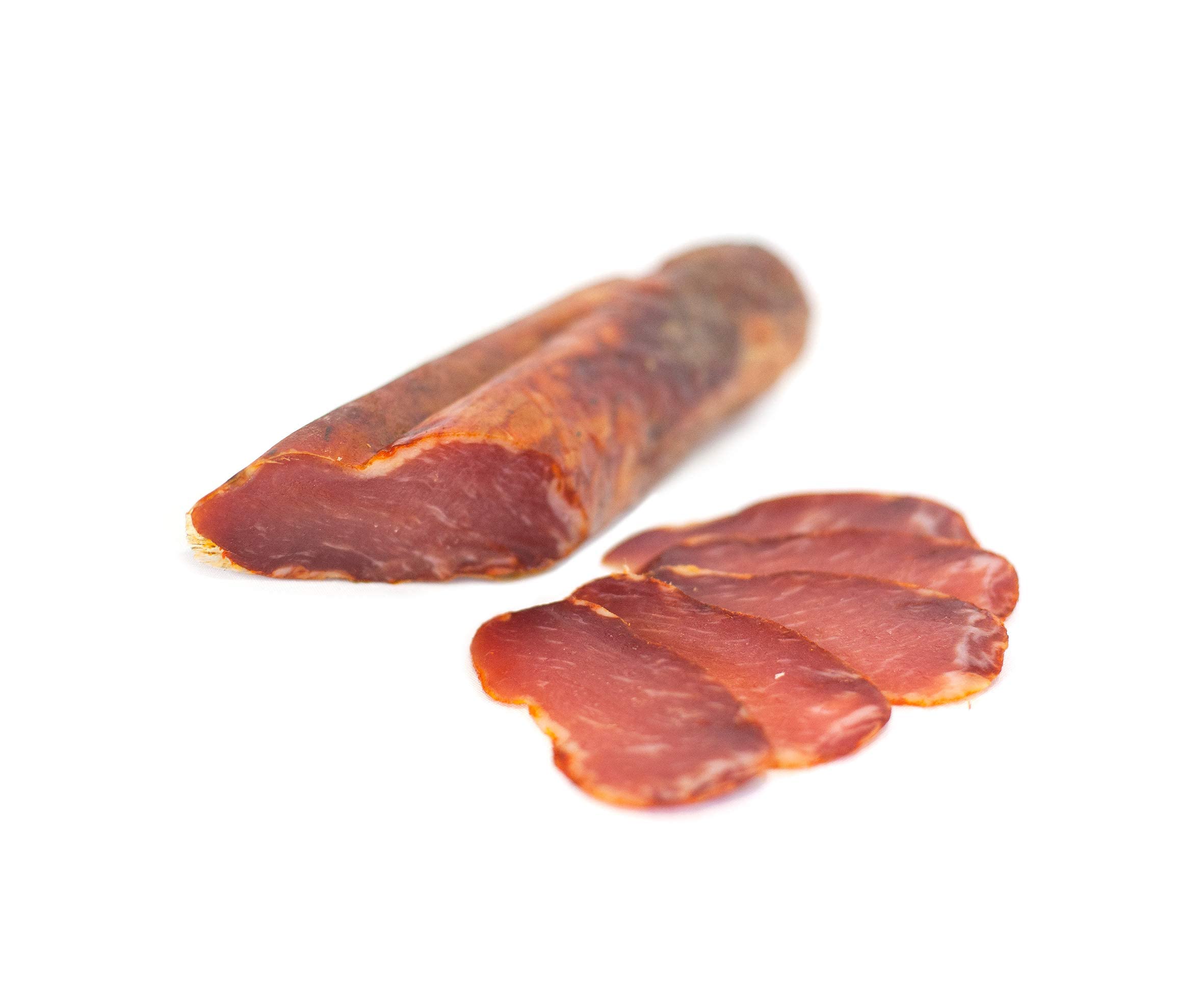 Corsevilla - Lomo de Cebo Iberico - Lomo Iberico - Caña - Embutidos - Gourmet - Sin gluten - Sin Lactosa - Sabor Calidad - Peso Pieza 0.600 gramos aprox.