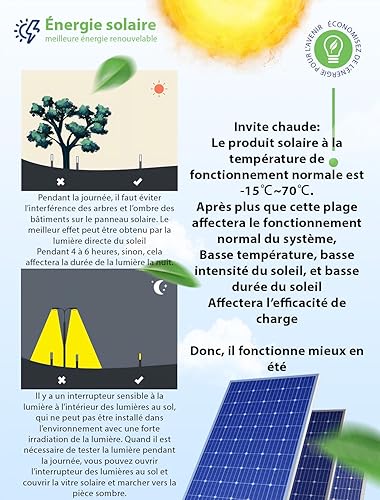 Miniatura 8 de Sennycat Luces solares para exteriores, 12 luces de disco para jardín, funciona con energía solar, impermeable, iluminación de paisaje al aire libre