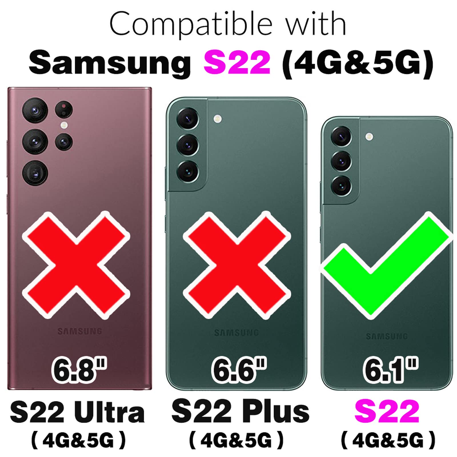 Asuwish Custodia Portafoglio Per Nokia G22 - Con Vetro Temperato