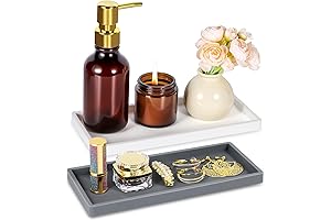 2-Piece Bathroom Counter Mat: A Premium Multipurpose Storage Solution