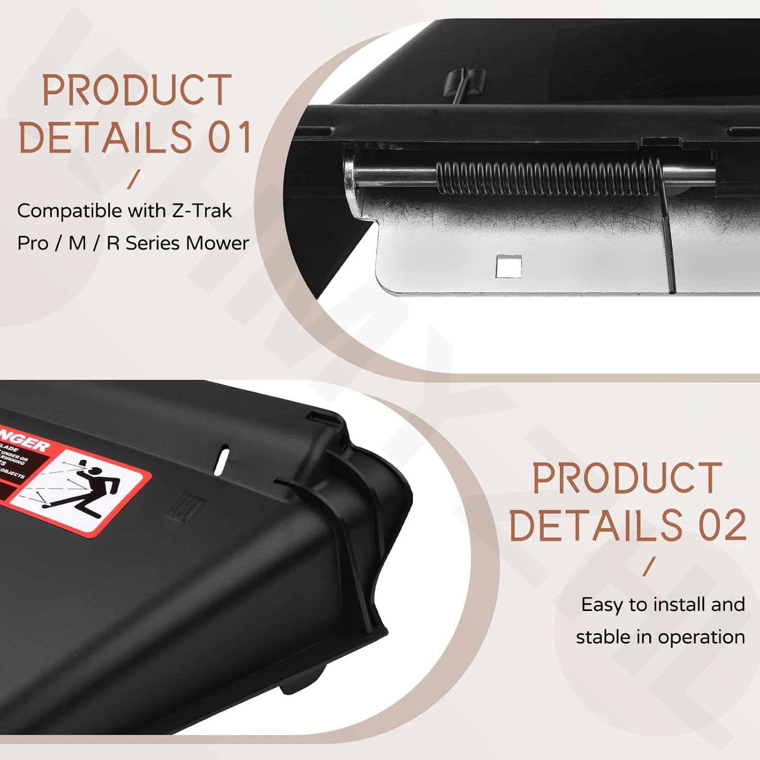 Deck Discharge Chute Compatible with John Deere Z925M Z920M Z960M Z955M Z950M Z930M Z945M X465 X475 X710 X730 X734 X738 X739 X750 X754 X758 Q820E Q820M Q850M Q850R Q865R