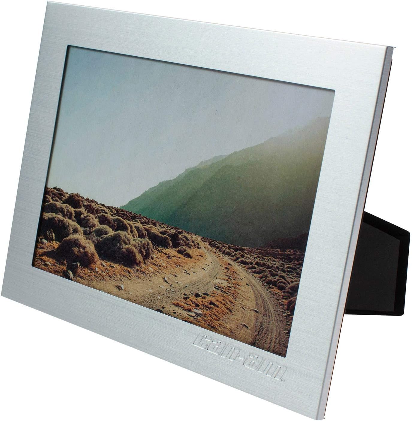 Can-Am Off-Road Silver Aluminum Picture Frame, 5" x 7"