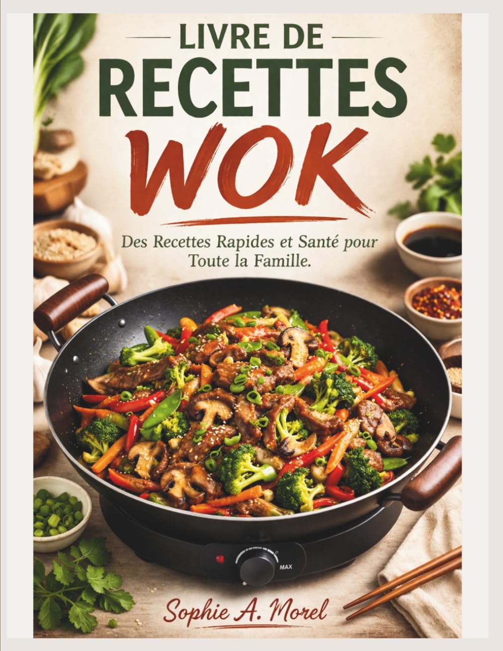 Livre De Recettes Wok: Des Recettes Rapides et Santé pour Toute la Famille.