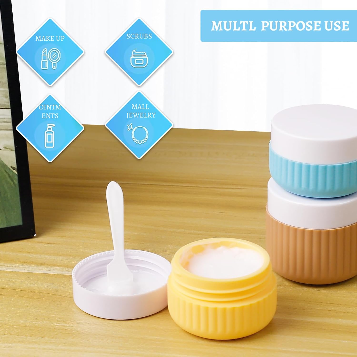 Silicone Travel Bottles, 25 Pack TSA Approved Travel Size Containers for Toiletries, Leak Proof Refillable & Squeezable Toiletry Bottles Kit with Clear Bag for Shampoo Lotion Cream Conditioner