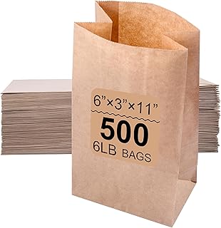Brown Paper Bags,paper lunch bags,6