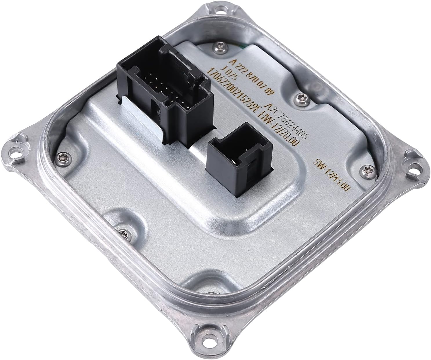 A2228700789 Ballast Headlight Voltage Regulator Module Compatible for Mercedes-Benz W205 W212 W222 E S Class - Replaces OE 2228700789, 222870078980, 447905180480 (1PCS)