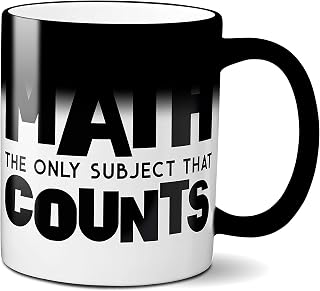 White Black Magic Math Coffee Mug for Math Lover 11 oz Mathematician Gift Math Quote Ceramic Cup