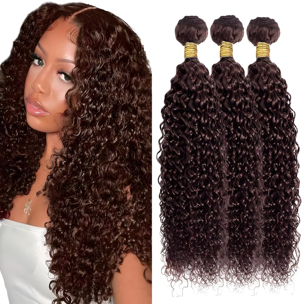 Chocolate Brown Kinky Curly Hair Bundles - Soft & Bouncy