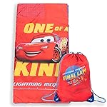Jay Franco Disney Pixar Cars One of A Kind Slumber Sack - Cozy & Warm Kids Lightweight Slumber Bag/Sleeping Bag - Featuring Lighting McQueen