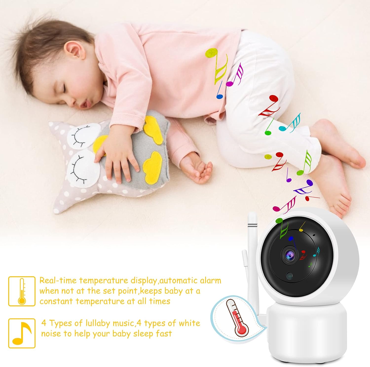 Lullabies and Temperature Monitoring