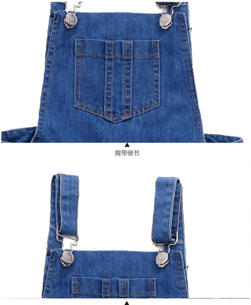 KIDSCOOL SPACE Girls Denim Skirts,Little Big Girls Soft Stretchy Jeans Overall Dress - Image 5