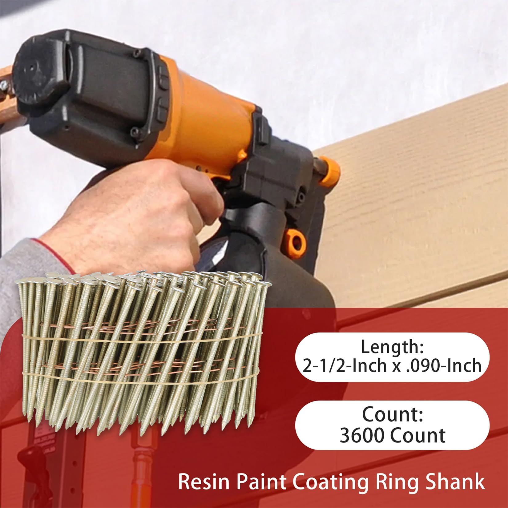 Siding Nails - 3600 Count 2-1/2 Inch -2 Siding Nails - 3600 Count 2-1/2 Inch -2