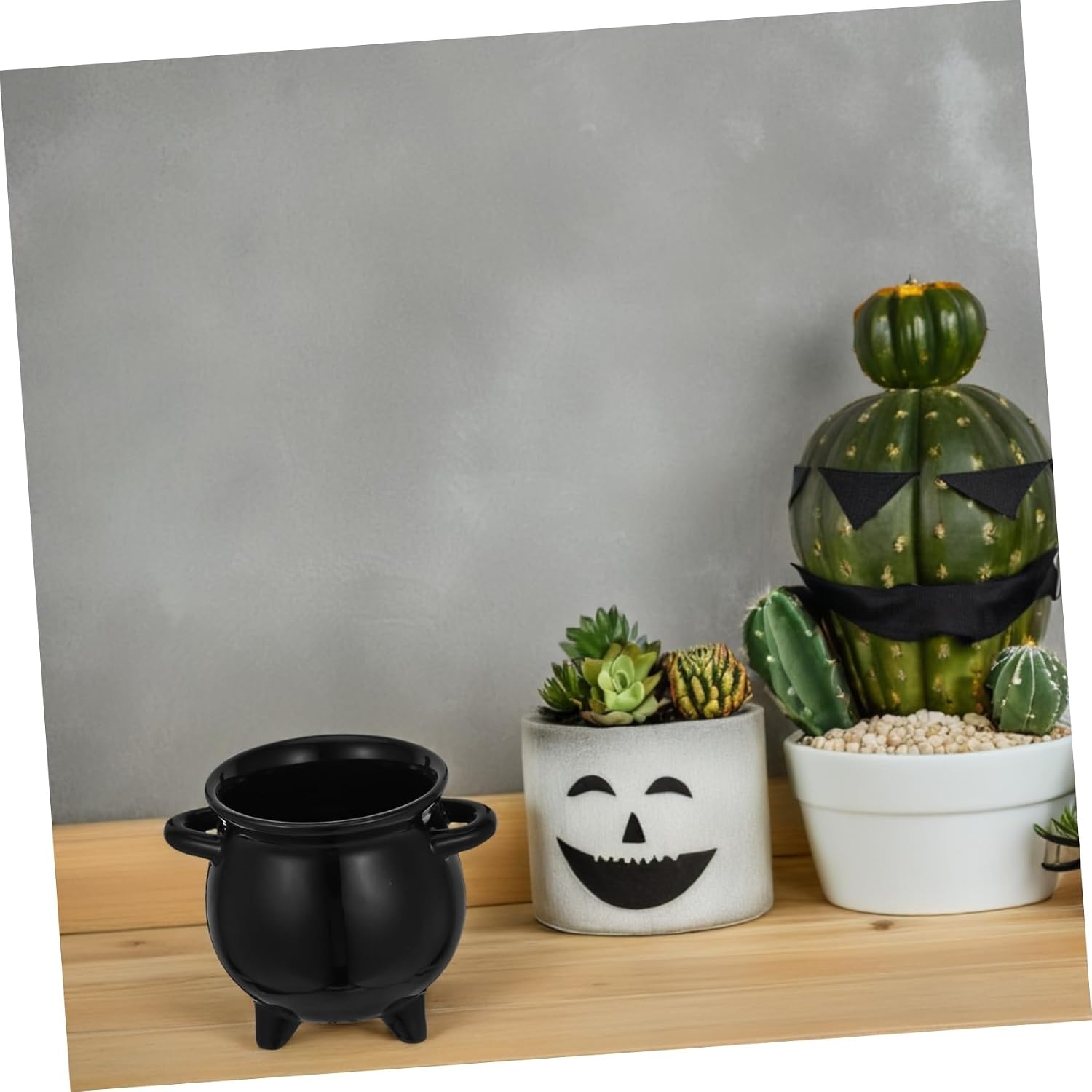 Witch Themed Ceramic Candy Holder for Treats Cookies and Snacks for Halloween Decor and Special Events