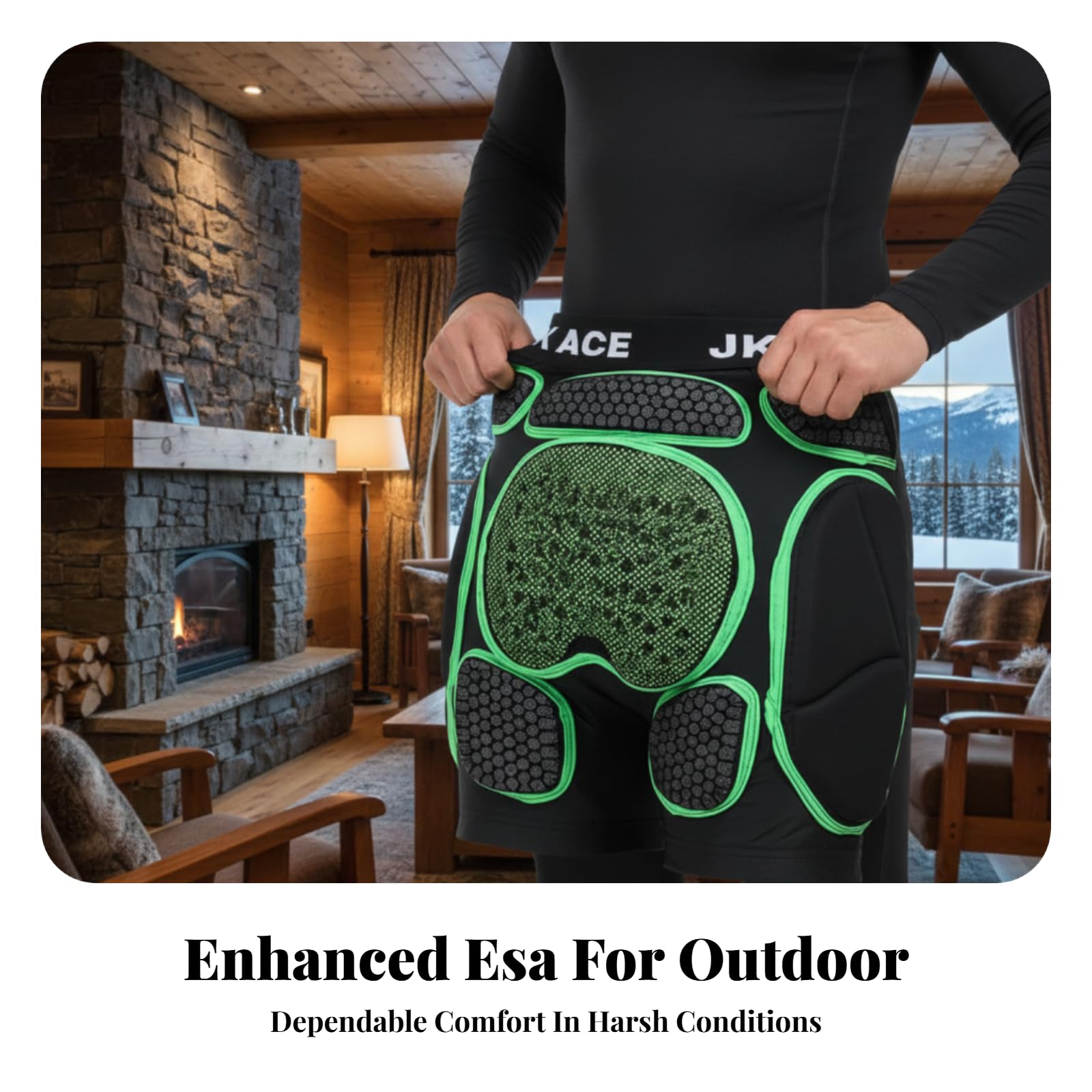 Ensemble Protection Protège Hanches Coudières et Genouillères en Mousse EVA Respirante pour Snowboard Cyclisme Skateboard et Roller , S , ESA amélioré