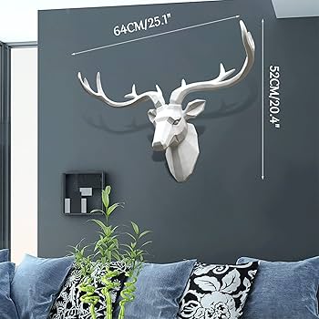 鹿の毛皮 壁掛け装飾 71MZ49sQJzL._AC_UF350,