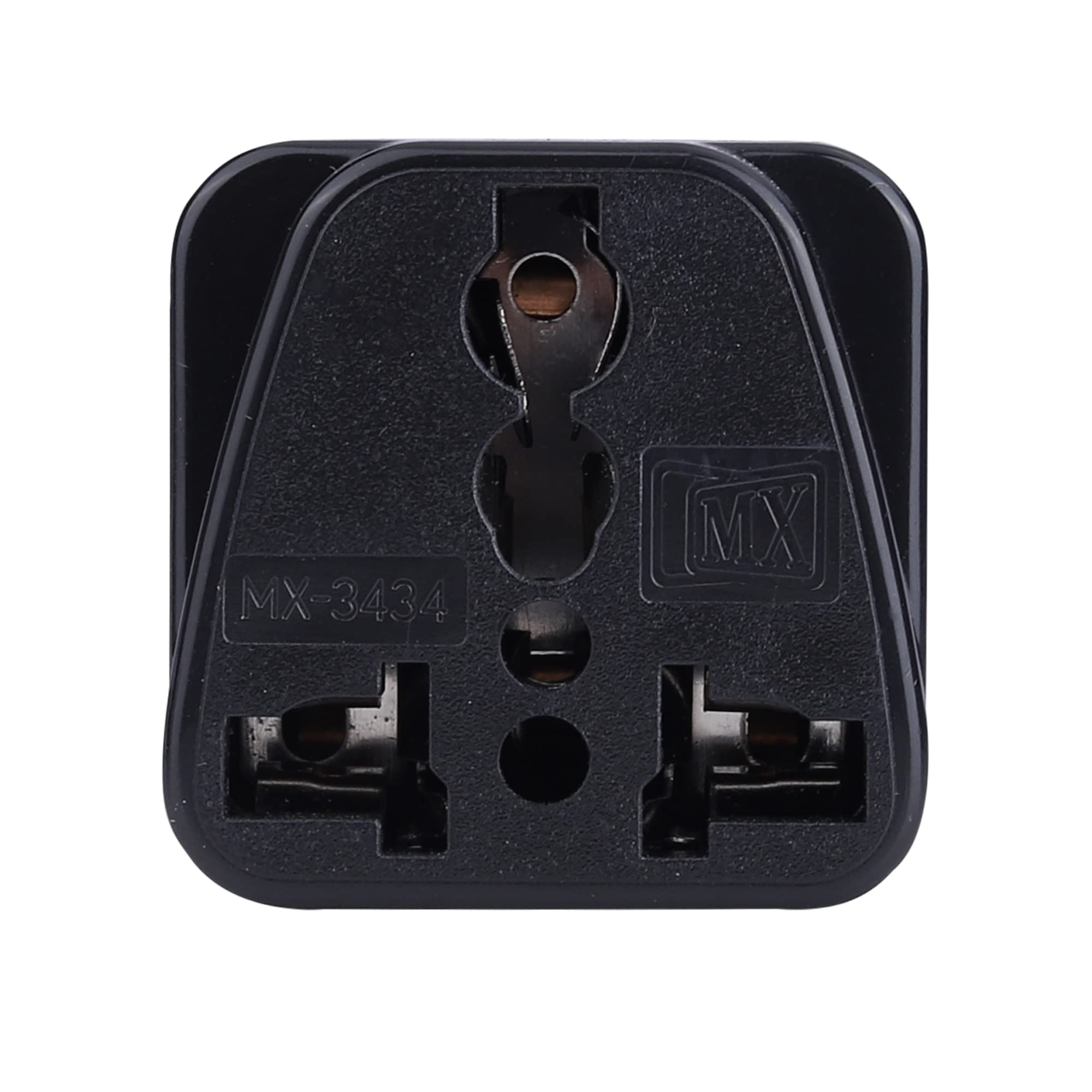 MX Universal Travel Adapter (Type B) India to USA, Canada, Japan & More 2 in 1 Conversion Plug for Home and Official use - Black-image-13