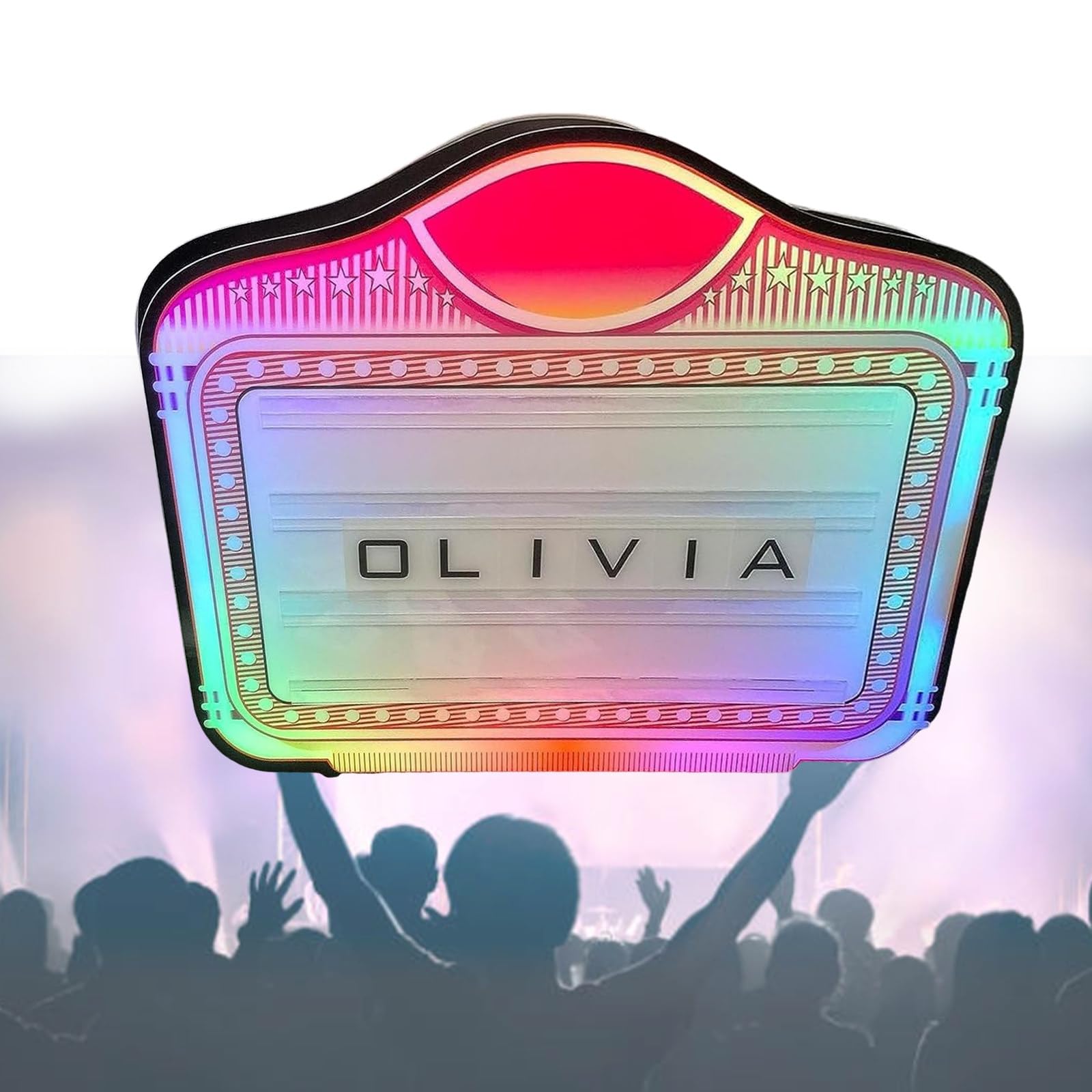 Diseño Recargable de cartelera electrónica, Letrero de Caja de luz con números de Letras, Luces de Servicio de Botellas, presentador de Botellas para Club Nocturno