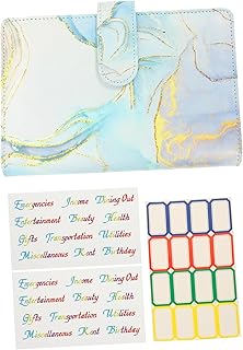 VILLCASE 1 Conjunto De Fichário Para Economizar Dinheiro Fichário Com Zíper Fichário Organizador De Cupom Fichário De Poupança Fichário Manual De Orçamento Fichário De Orçamento Com