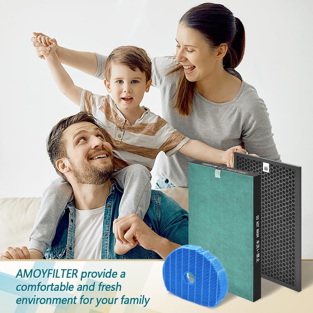 2 Pcs True HEPA KC850U Replacement Filter Compatible with KC850U Sharp Air Pur-ifier Model KC-850U, Premium True HEPA Filter for Sharp KC 850U, Part Number FZ-C100HFU - Image 7