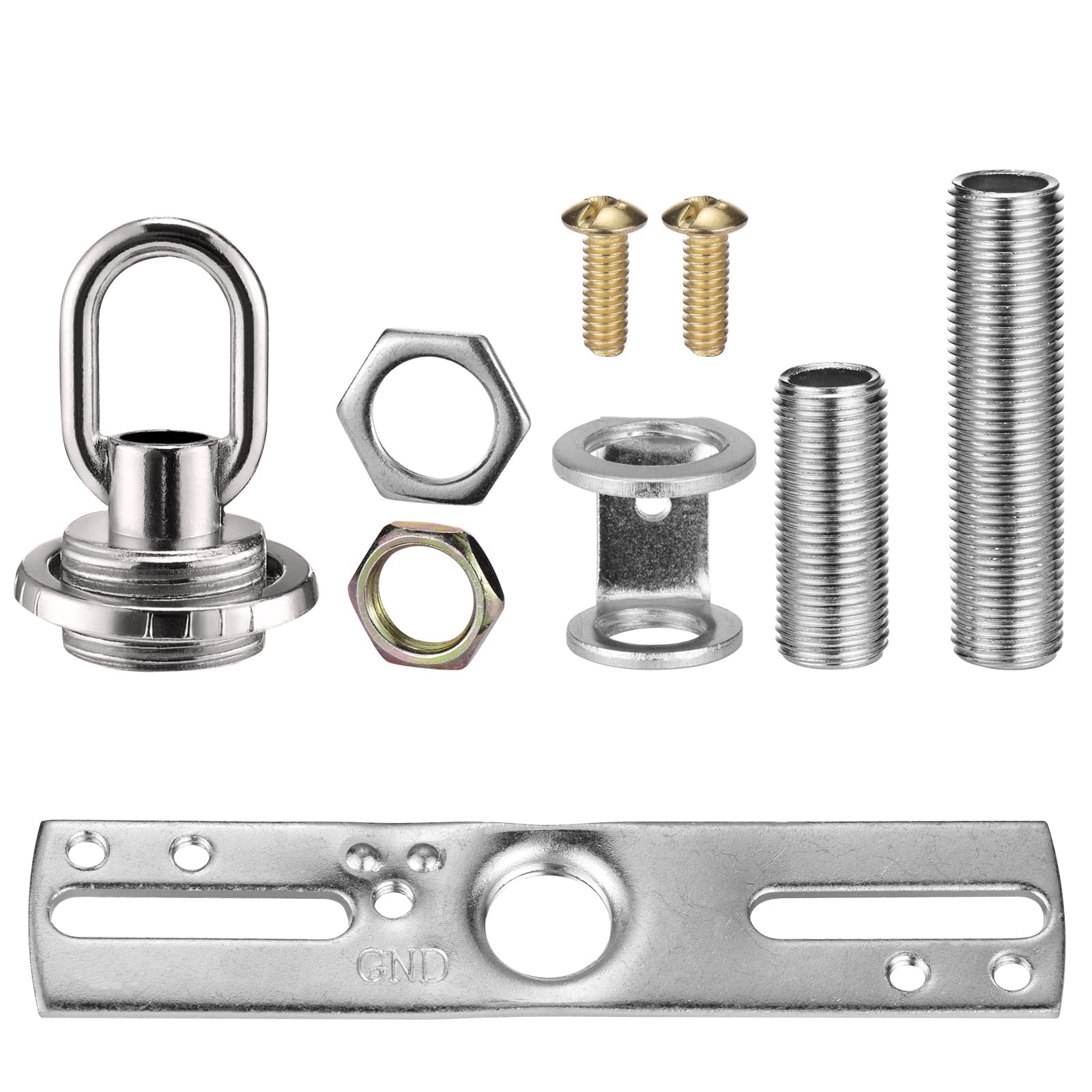Canomo Light Fixture Cross Bar Kit 1 4 IP Center Lighting Cast Screw Collar Loop Kit Canopy Handware