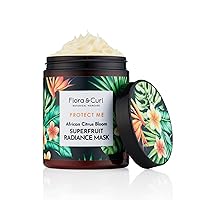 Vista 2 de Flora & Curl Máscara de brillo de superfrutas cítricas africanas