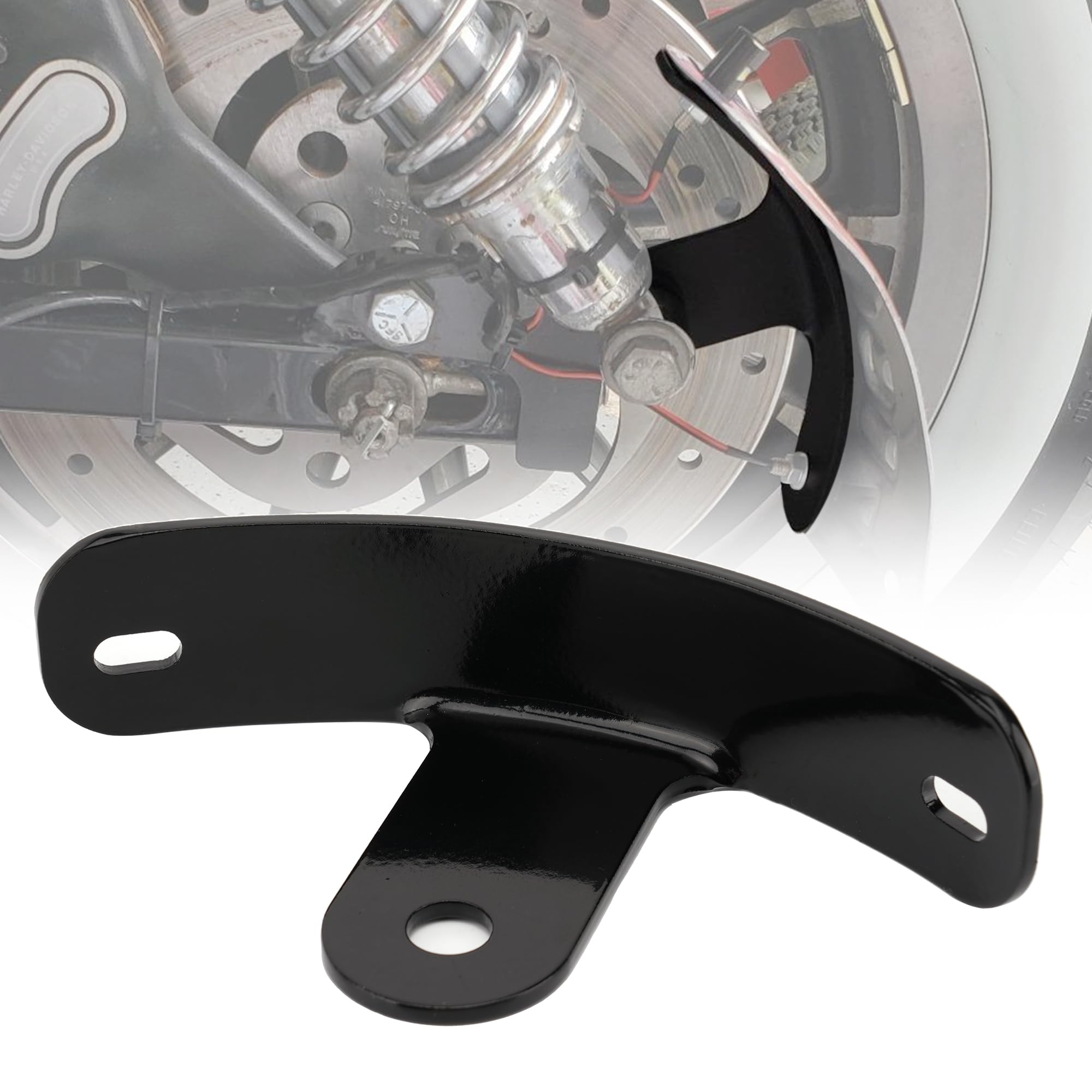 License Plate Tag Mount Bracket Side Support Holder for Harley Davidson
