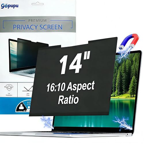 Magnetic 14 Inch Laptop Privacy Screen Filter