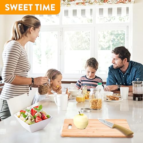 Miniatura 34 de 3 cuchillos de pelar arcoíris con funda, cuchillos de cocina de nitidez profesional, trae color de vida, hace que la vida sea mejor, cuchillo